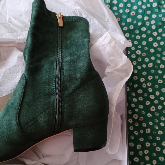 Silent D green suede boots size 9 Anthropologie - Picture 1 of 4